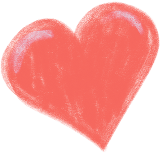 Red Heart Cutout