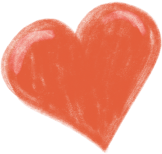 Red Heart Cutout